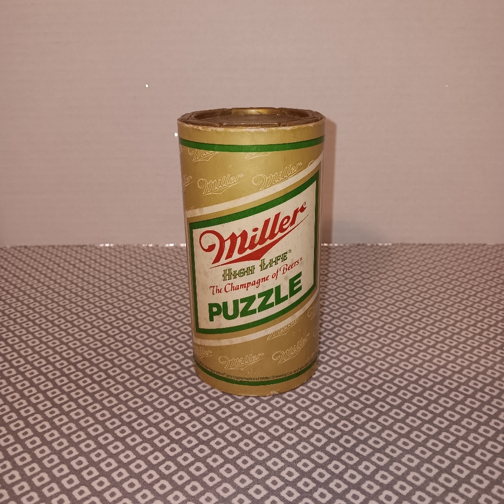 Vintage Miller High Life 10 Piece Puzzle 1970's Beer Collectible Alcohol Rare